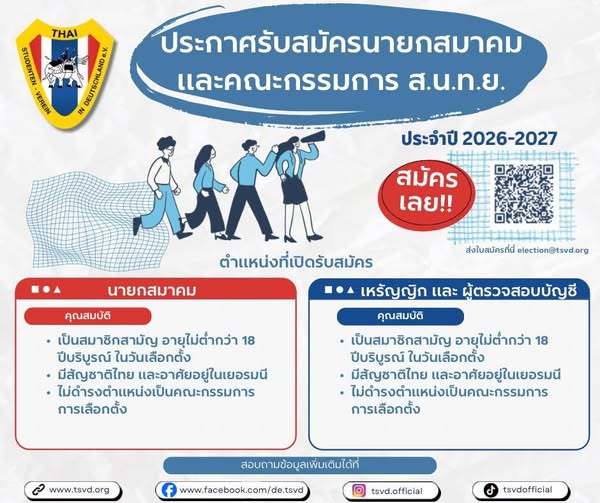 สมาคมนักเรียนไทยในเยอรมนีฯ (ส.น.ท.ย.), TSVD